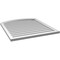 Ekena Millwork Arch Top Surface Mount PVC Gable Vent: Functional, w/ 2"W x 1-1/2"P Brickmould Frame, 34"W x 38"H GVPAR34X3802SF - alternate 3